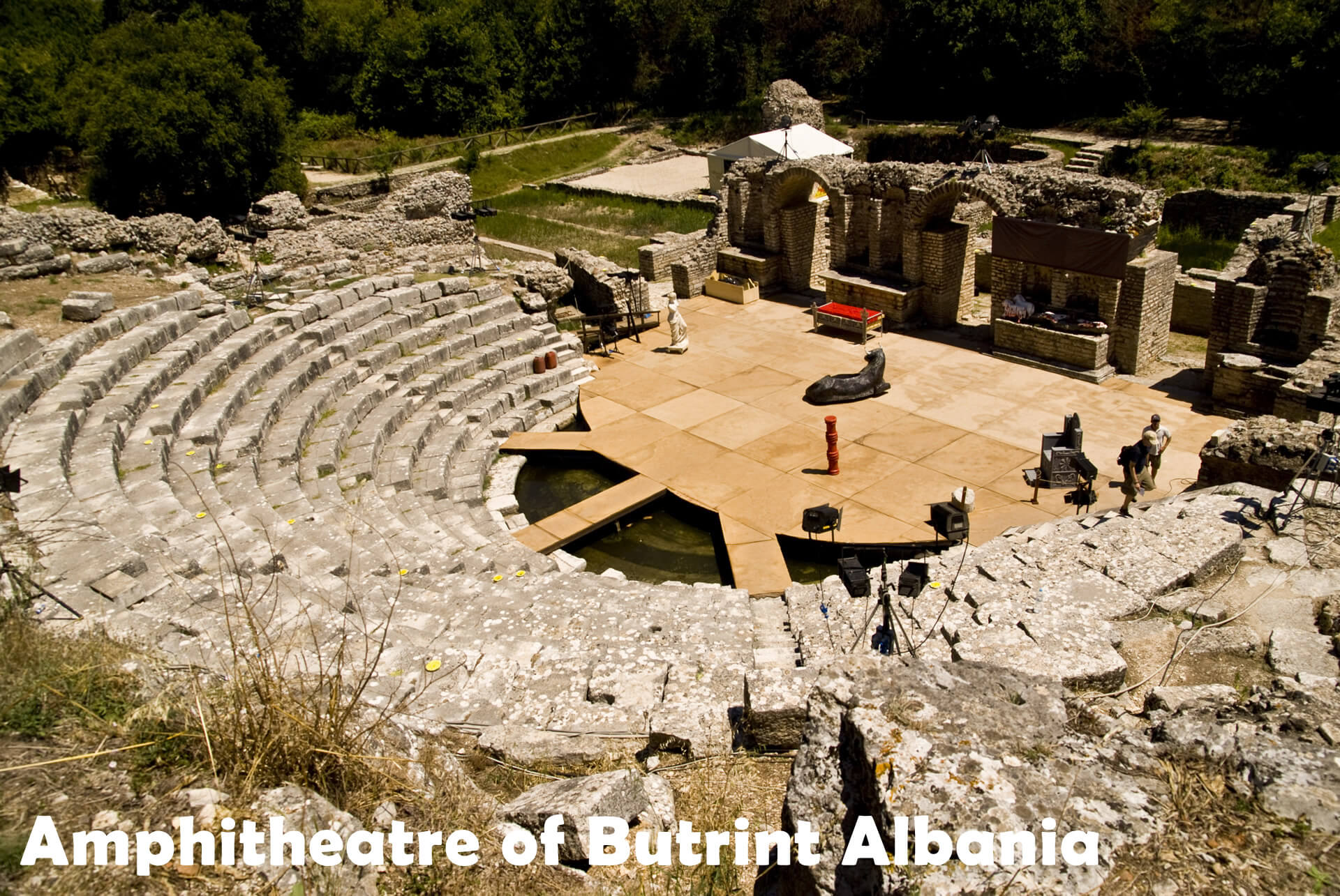 Amphitheatre de Butrint albanie